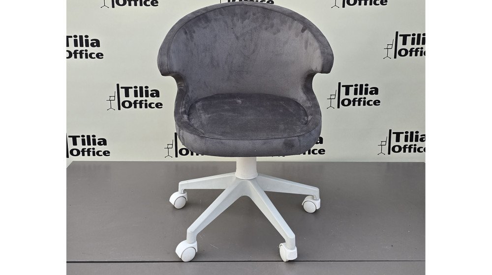 Coket Çocuk Çalışma Koltuğu Beyaz Ayak Koyu Gri